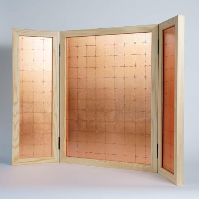 パーテーション　三曲タイプ　 【銅箔】