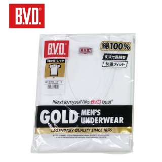 BVD U首半袖Tシャツ<br>【1点限りネコポス対応】<br> の商品画像