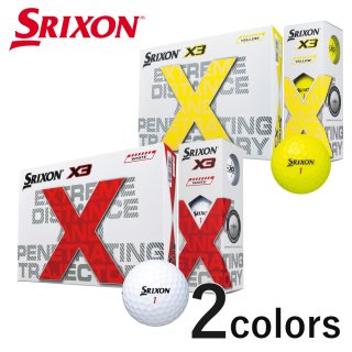  DUNLOP SRIXON X3 ダンロップ スリクソン エックススリー 2022年モデル ゴルフボール 1ダース(12球入り)日本正規品<br>の商品画像