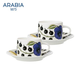 アラビア ARABIA パラティッシ カラー コーヒーカップ&ソーサー ペア<br>の商品画像