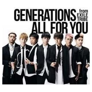 All For Youofficial Shop꾦ʡ [Audio CD] GENERATIONS from EXILE TRIBE