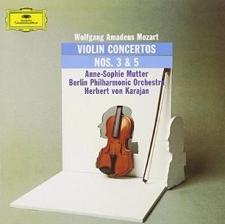 Violin Concerti 3 & 5 [Audio CD] Mozart; Mutter; Karajan and Bpo