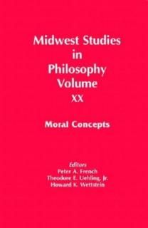 šMidwest Studies in Philosophy: Moral Concepts
