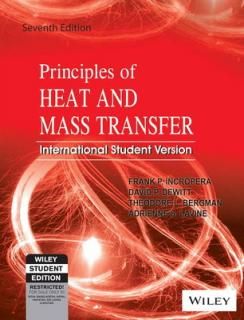 šFundamentals of Heat and Mass Transfer