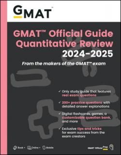 šGMAT Official Guide Quantitative Review 2024-2025: Book + Online Question Bank