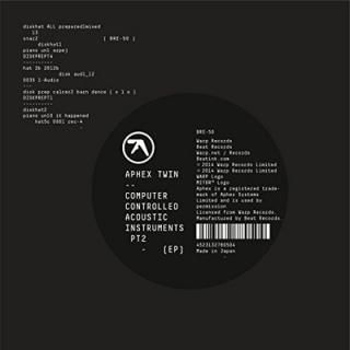 šComputer Controlled Acoustic Instruments pt2 EP [CD] (BRE50)