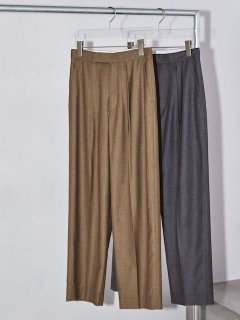 『TODAYFUL』<BR>Smooth Tuck Trousers<BR>