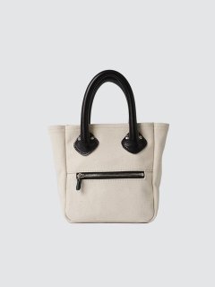 <img class='new_mark_img1' src='https://img.shop-pro.jp/img/new/icons14.gif' style='border:none;display:inline;margin:0px;padding:0px;width:auto;' />『JANE SMITH』LEATHER HANDLE MINI CANVAS TOTE  with
LEATHER SHOULDER STRAP set