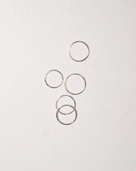 TODAYFUL , Thin Ring 5 Set Silver 925