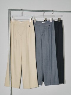 『TODAYFUL』<BR>Asymmetry Twill Trousers<BR>