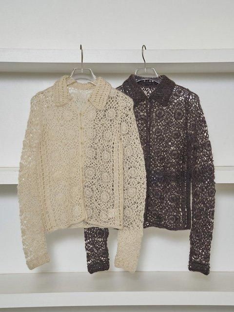 トップス todayful Mohair Crochet Knitshirts TODAYFUL , Mohair Crochet Knitshirts