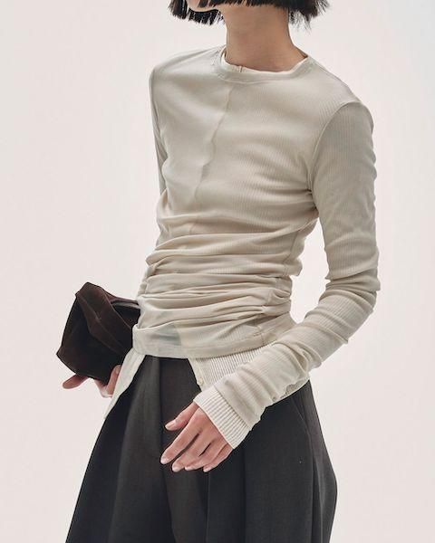 Todayful Silkwool Knit Cardigan チャコールグレー TODAYFUL