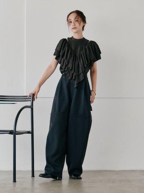 Hella volume ruffle tops