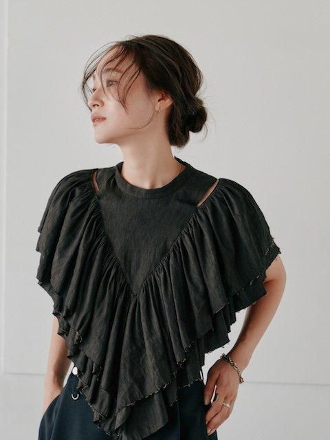 トップス Hella volume ruffle tops volume ruffle tops kids - Hella (ヘラ）公式通販サイト