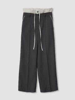 <img class='new_mark_img1' src='https://img.shop-pro.jp/img/new/icons14.gif' style='border:none;display:inline;margin:0px;padding:0px;width:auto;' />JANE SMITH <BR>POLYESTER WOOL TROPICAL PIPING PAJAMA PANTS<BR>