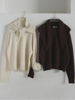 anuke<br>Layered Scarf Knit<br>