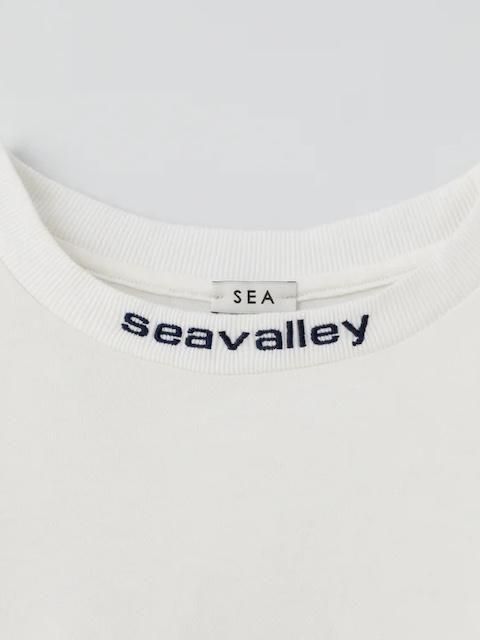 seavalley スケーターL/S TEE ロゴ sea rie 美品 白 seavalley スケーターL/S TEE ロゴ sea rie 美品 白 - メルカリ