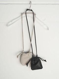 anuke<br>Leather Mini Pochette<br>