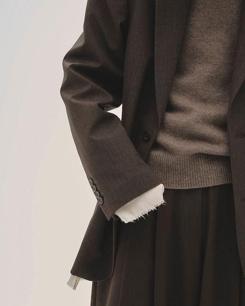 月todayful Over Shoulder Jacket グレー　38 TODAYFUL,Over Shoulder Jacket