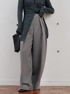 Hella ͽ󥢥ƥ<br>double tuck wide pants<br>