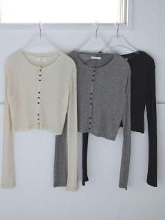 anuke<br>Sheer Rib Cardigan<br>