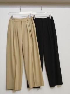 TODAYFUL(ご予約)<BR>Dry Touch Tuck Trousers<BR>