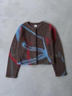 oll<br>Klee Jacquard knit cardigan<br>