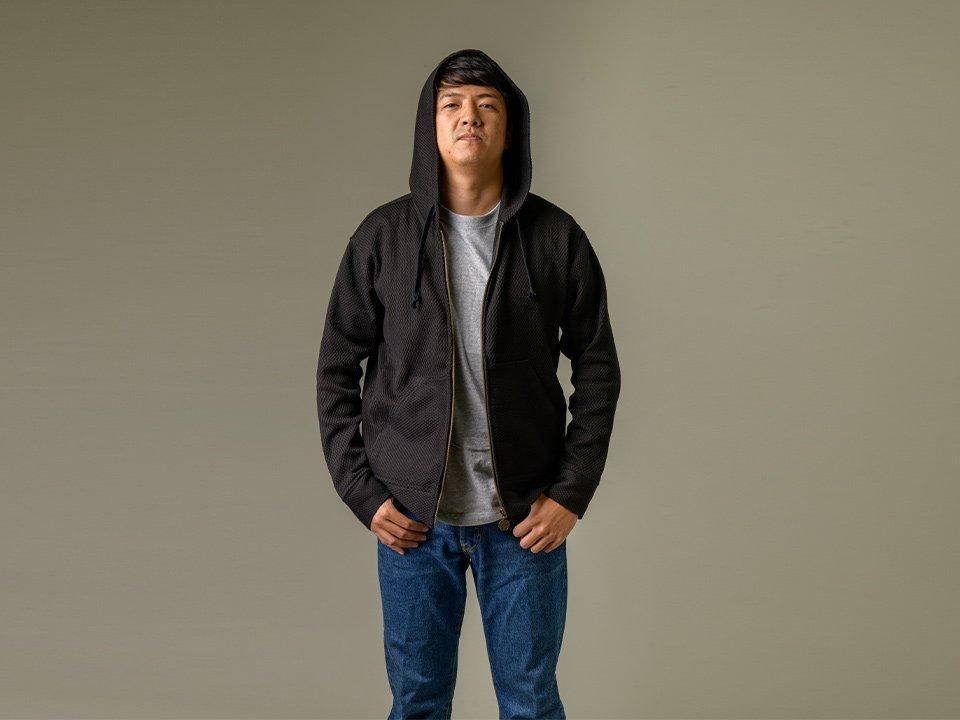 【新品】九櫻刺子パーカー 紺青 M 九櫻刺子パーカー | 紺青 - 九櫻刺子オンラインショップ