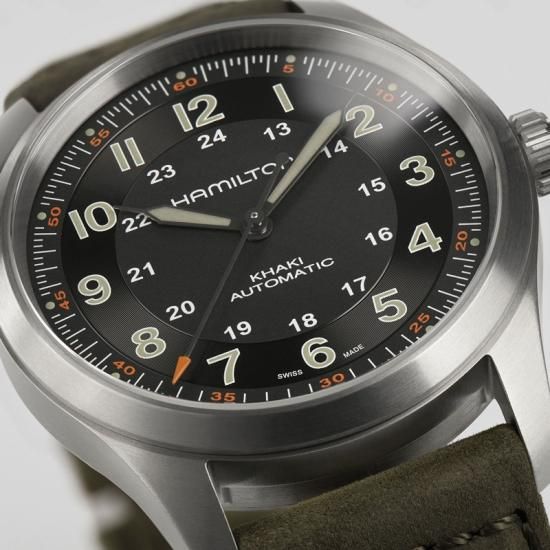 Hamilton ハミルトン】H70205830 カーキ フィールド TITANIUM