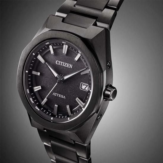 ☆美品☆シチズンアテッサ CB5045-60E BKチタン【定価11万