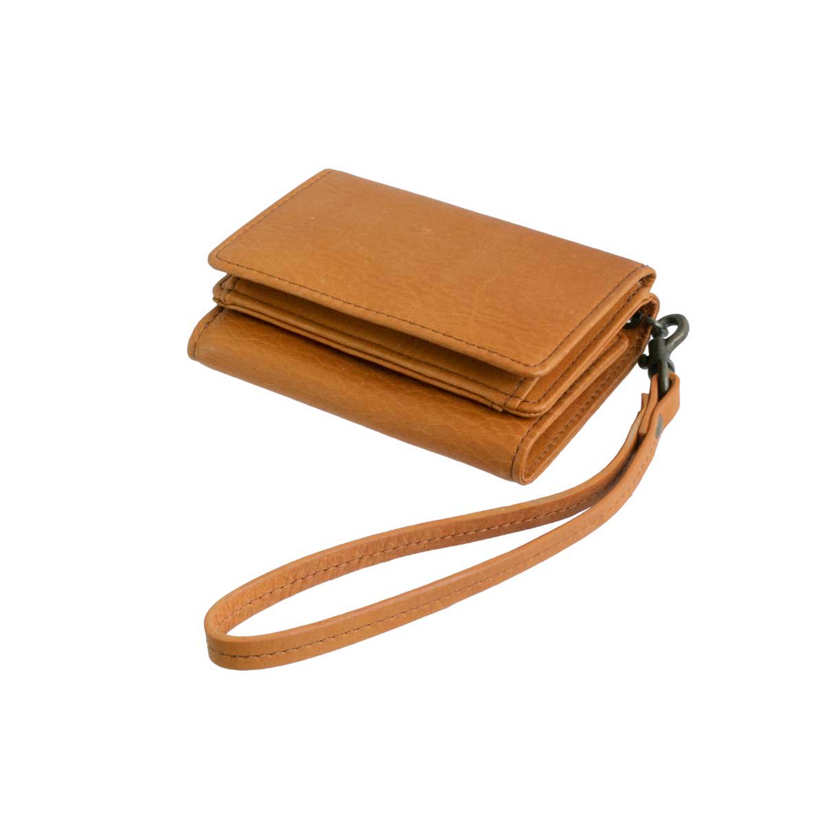 本革製 ミニ財布「Diana（Kelly）三つ折りコンパクト財布