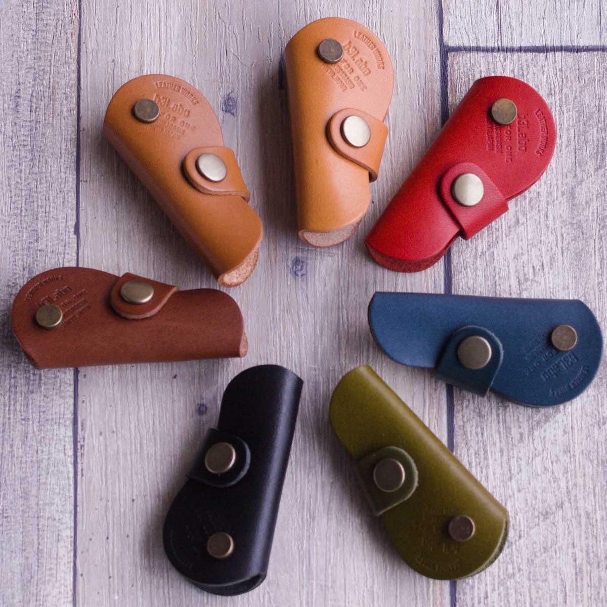 エコ商品】本革製「13種類の栃木レザーハギレから生まれたミニキー