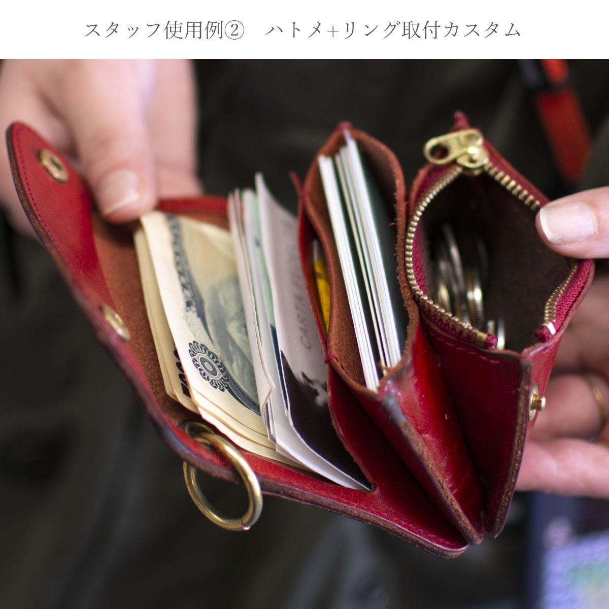 カスタムできる本革ミニ財布「トラッカーミニ財布《JEANS-扱い カスタムできる本革ミニ財布「トラッカーミニ財布《JEANS-扱い