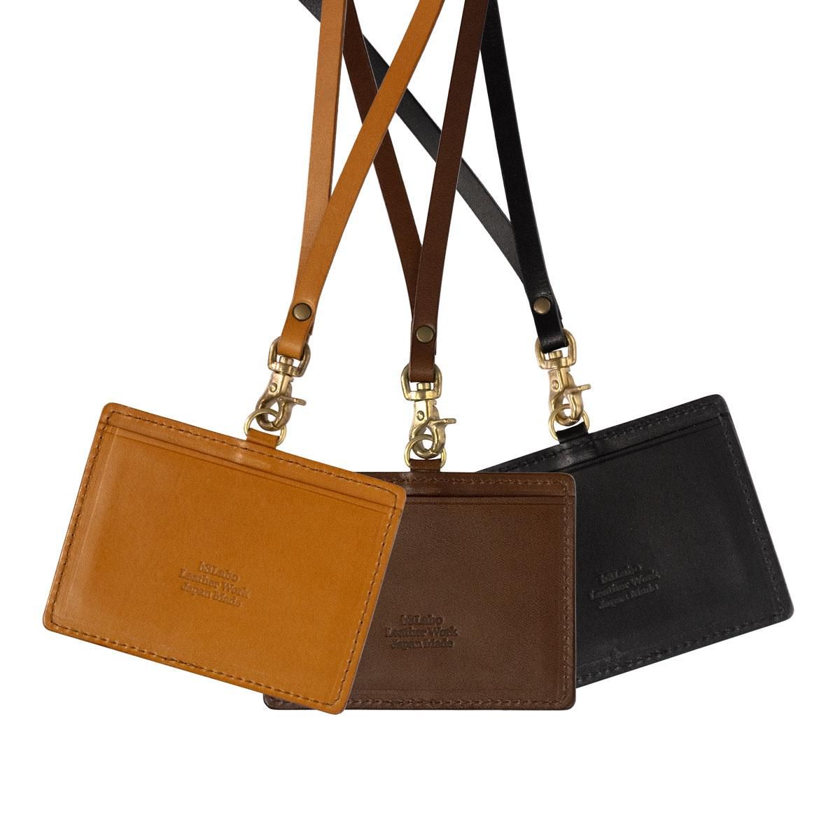 本革製IDケース「Calm クラシックカードホルダー・カード入れ/ネック