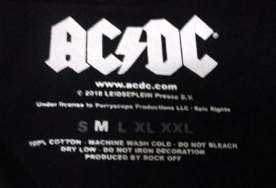エーシーディーシー AC/DC Tシャツ 公式 ACDC ロック,バンドT エーシーディーシー AC/DC Tシャツ 公式 ACDC ロック,バンドT