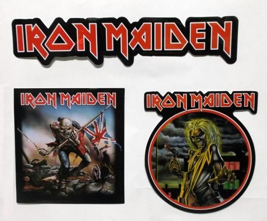 バンドtシャツ 通販 アイアン メイデン Iron Maiden ステッカー バンド ロック シール メタル Metal キラーズ Trooper Killers グッズ 雑貨屋 浜松市