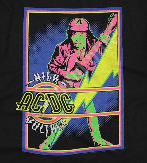 エーシーディーシー AC/DC Tシャツ HIGH VOLTAGE ハイ ボルテージ ...