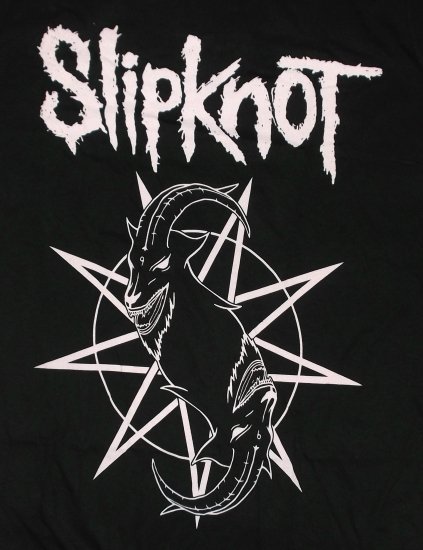 バンドTシャツ 公式 スリップノット SLIPKNOT Tシャツ GOAT 山羊 公式  スラッシュメタル,ロックTシャツ,プリンセスノキア,Thrash Metal,アメカジ,流行