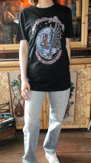 The Rolling Stones ドラゴンTシャツ Sサイズ ローリング・ストーンズ ドラゴン Tシャツ 1981年 復刻版 S