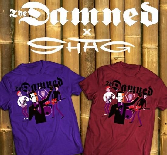 バンドTシャツ 通販 ダムド,シャグ, Tシャツ,SHAG,The DAMNED