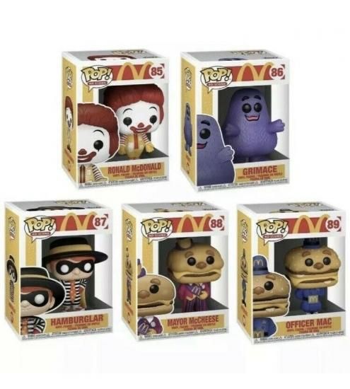 福袋 公式 セット 7p フィギュア ☆マクドナルド McDonalds 新品 POP FUNKO ドナルド