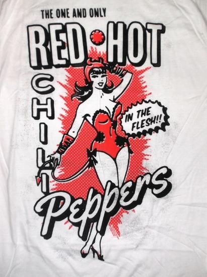 バンドTシャツ,通販 レッド ホット チリ ペッパーズ,Tシャツ,Red 