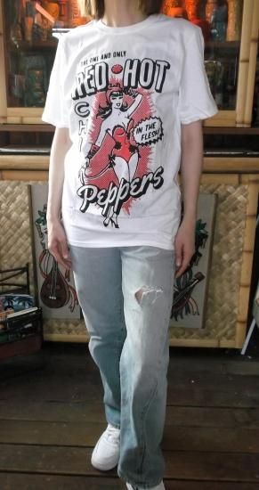 バンドTシャツ,通販 レッド ホット チリ ペッパーズ,Tシャツ,Red
