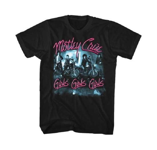 モトリー クルー Motley Crue Tシャツ GIRLS GIRLS GIRLS 公式 ロック,バンドTシャツ,通販 モトリー クルー Motley Crue Tシャツ GIRLS GIRLS GIRLS 公式 ロック,バンドTシャツ,通販