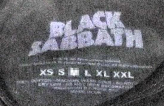 ブラック サバス Black Sabbath Tシャツ 公式 アイアンマン Iron Man