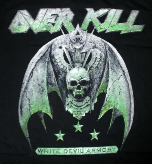 バンドTシャツ 通販 オーバー キル,OVERKILL,Tシャツ,WHITE DEVIL  ARMORY,販売,スラッシュ,メタル,punk,rock,hotrod,ロックTシャツ