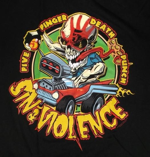 バンドTシャツ 通販 ファイヴ・フィンガー・デス・パンチ,Five