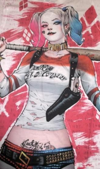 ロックTシャツ スーサイド・スクワッド,ハーレイ クイ,Harley ロックTシャツ スーサイド・スクワッド,ハーレイ クイ,Harley