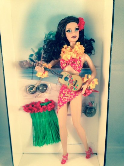 バービー,Barbie,Hula Girl,フラガール,ハワイアン,Hawaiian,Tiki,Doll