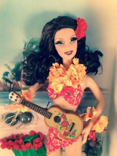 バービー,Barbie,Hula Girl,フラガール,ハワイアン,Hawaiian,Tiki,Doll